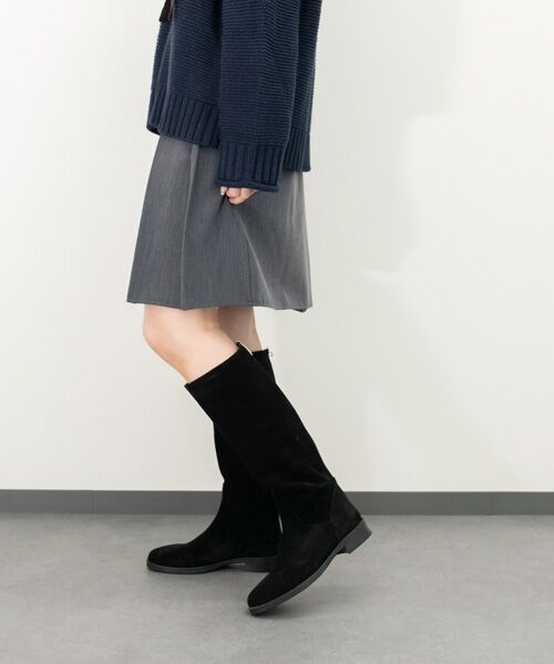 INTER-CHAUSSURES / インター ショシュール ブーツ（ロング丈） | 【INTER-CHAUSSURES】ラウンドトウバックジップジョッキーブーツ | 詳細12