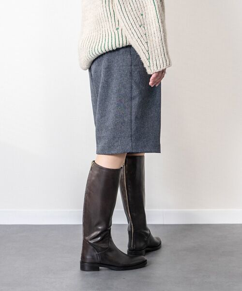 INTER-CHAUSSURES / インター ショシュール ブーツ（ロング丈） | 【INTER-CHAUSSURES】ラウンドトウバックジップジョッキーブーツ | 詳細20