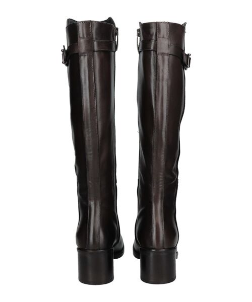 INTER-CHAUSSURES / インター ショシュール ブーツ（ロング丈） | 【INTER-CHAUSSURES】ラウンドトウミドルヒールロングブーツ | 詳細12