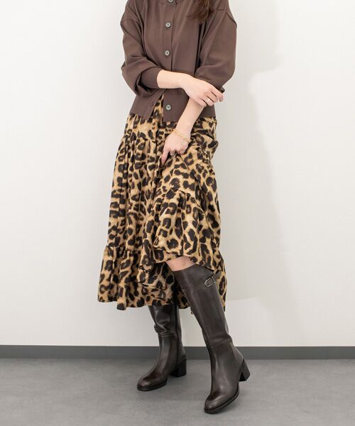 INTER-CHAUSSURES / インター ショシュール ブーツ（ロング丈） | 【INTER-CHAUSSURES】ラウンドトウミドルヒールロングブーツ | 詳細16