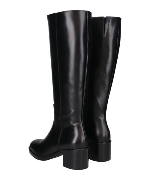 INTER-CHAUSSURES / インター ショシュール ブーツ（ロング丈） | 【INTER-CHAUSSURES】ラウンドトウサイドシームロングブーツ | 詳細2