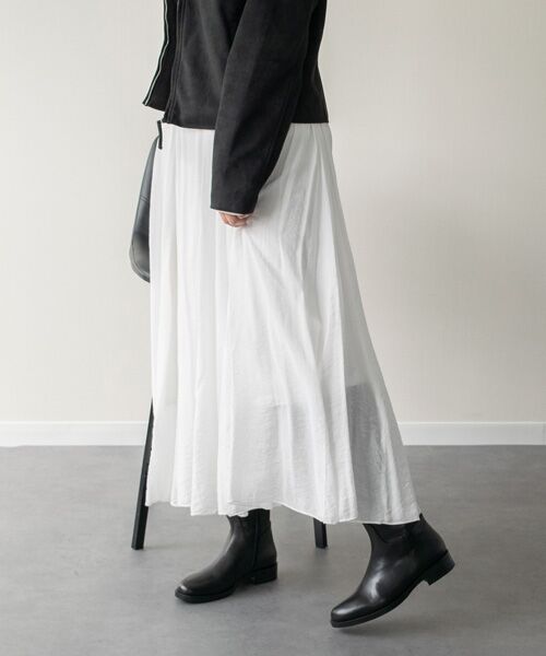 INTER-CHAUSSURES / インター ショシュール ブーツ（ロング丈） | 【INTER-CHAUSSURES】ラウンドトウローヒールロングブーツ | 詳細9