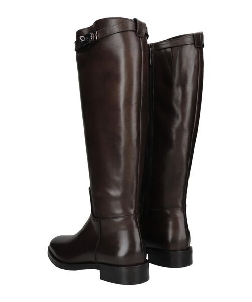 INTER-CHAUSSURES / インター ショシュール ブーツ（ロング丈） | 【INTER-CHAUSSURES】ラウンドトウローヒールロングブーツ | 詳細12