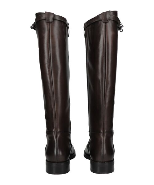 INTER-CHAUSSURES / インター ショシュール ブーツ（ロング丈） | 【INTER-CHAUSSURES】ラウンドトウローヒールロングブーツ | 詳細13