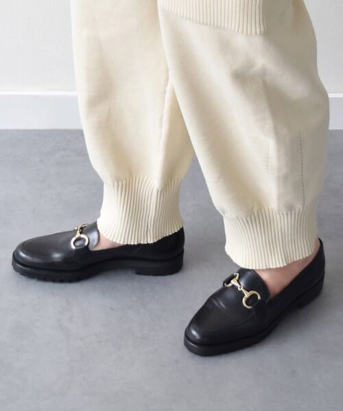 INTER-CHAUSSURES/インター ショシュール 【LUCA GROSSI】タンクソールビットローファー ブラック 35 INTER-CHAUSSURES/インター ショシュール 【LUCA GROSSI】タンクソールビットローファー ブラック 35