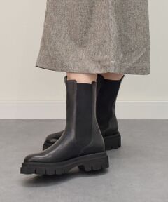 INTER-CHAUSSURES / インター ショシュール ブーツ（ショート丈） | 【LUCA GROSSI】タンクソールサイドゴアブーツ