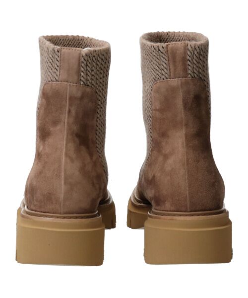 INTER-CHAUSSURES / インター ショシュール ブーツ（ショート丈） | 【LUCA GROSSI】タンクソールリブニットサイドゴアブーツ | 詳細4