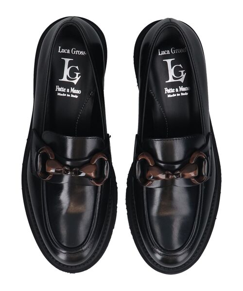 INTER-CHAUSSURES / インター ショシュール ビジネス・ドレスシューズ | 【LUCA GROSSI】ワントーンビットローファー | 詳細5