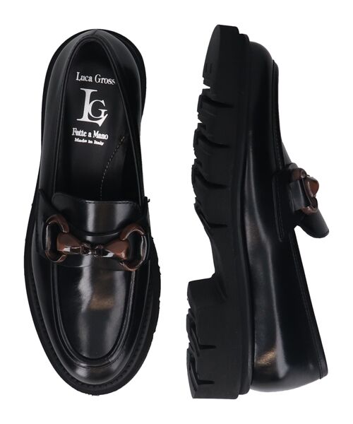 INTER-CHAUSSURES / インター ショシュール ビジネス・ドレスシューズ | 【LUCA GROSSI】ワントーンビットローファー | 詳細6