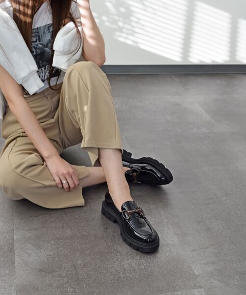 INTER-CHAUSSURES / インター ショシュール ビジネス・ドレスシューズ | 【LUCA GROSSI】ワントーンビットローファー | 詳細18