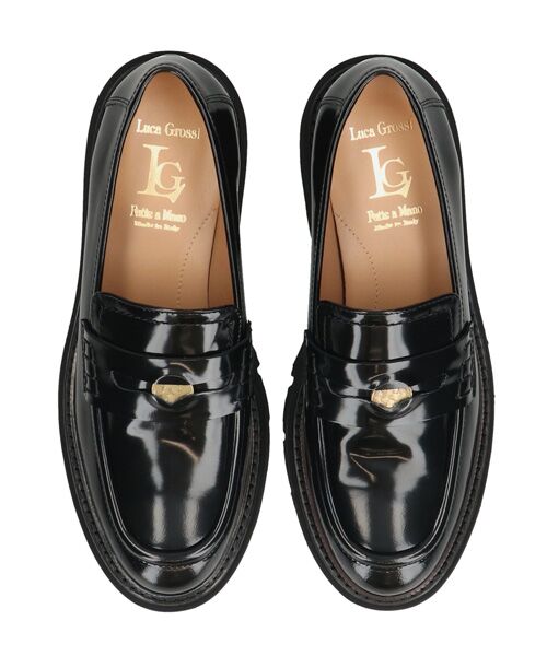 INTER-CHAUSSURES / インター ショシュール ビジネス・ドレスシューズ | 【LUCA GROSSI】タンクソールペニーローファー | 詳細5