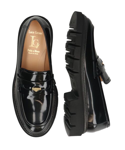 INTER-CHAUSSURES / インター ショシュール ビジネス・ドレスシューズ | 【LUCA GROSSI】タンクソールペニーローファー | 詳細6