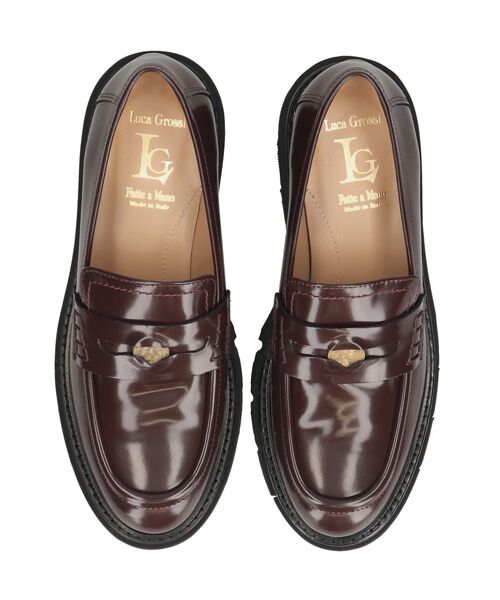 INTER-CHAUSSURES / インター ショシュール ビジネス・ドレスシューズ | 【LUCA GROSSI】タンクソールペニーローファー | 詳細14