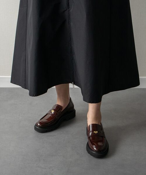 INTER-CHAUSSURES / インター ショシュール ビジネス・ドレスシューズ | 【LUCA GROSSI】タンクソールペニーローファー | 詳細17