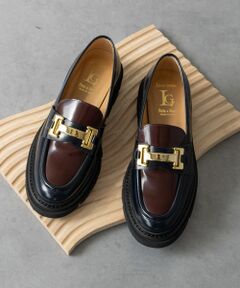 INTER-CHAUSSURES / インター ショシュール ビジネス・ドレスシューズ | 【LUCA GROSSI】タンクソールメタルバックルローファー