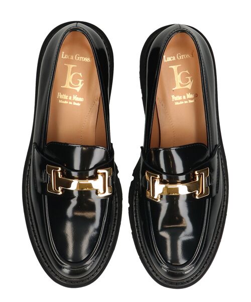 INTER-CHAUSSURES / インター ショシュール ビジネス・ドレスシューズ | 【LUCA GROSSI】タンクソールメタルバックルローファー | 詳細5