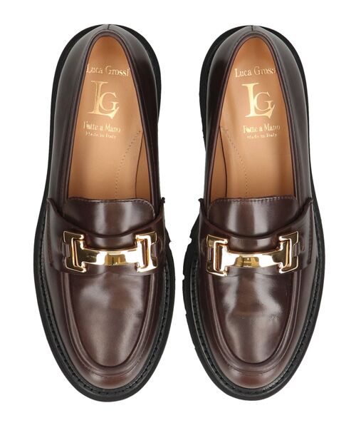 INTER-CHAUSSURES / インター ショシュール ビジネス・ドレスシューズ | 【LUCA GROSSI】タンクソールメタルバックルローファー | 詳細12