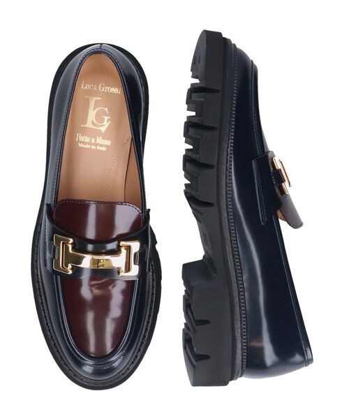 INTER-CHAUSSURES / インター ショシュール ビジネス・ドレスシューズ | 【LUCA GROSSI】タンクソールメタルバックルローファー | 詳細21