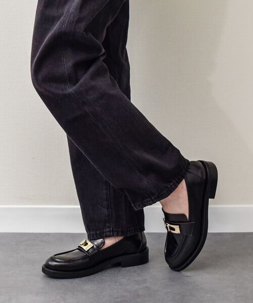 INTER-CHAUSSURES / インター ショシュール ビジネス・ドレスシューズ | 【LUCA GROSSI】ラウンドトウメタルオーナメントローファー | 詳細8