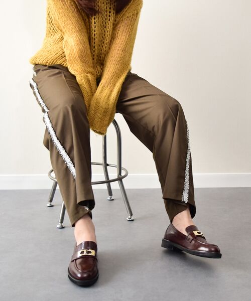 INTER-CHAUSSURES / インター ショシュール ビジネス・ドレスシューズ | 【LUCA GROSSI】ラウンドトウメタルオーナメントローファー | 詳細17