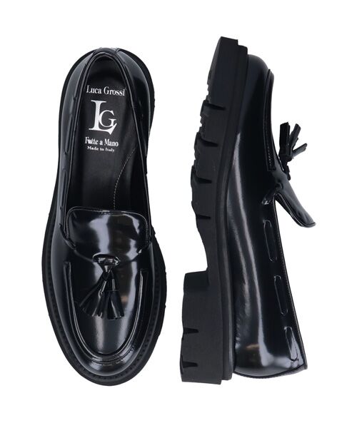 INTER-CHAUSSURES / インター ショシュール ビジネス・ドレスシューズ | 【LUCA GROSSI】タンクソールタッセルローファー | 詳細6