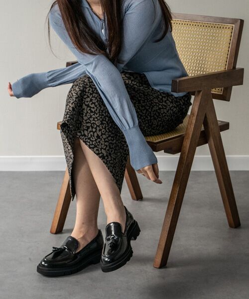 INTER-CHAUSSURES / インター ショシュール ビジネス・ドレスシューズ | 【LUCA GROSSI】タンクソールタッセルローファー | 詳細9