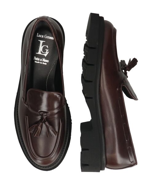 INTER-CHAUSSURES / インター ショシュール ビジネス・ドレスシューズ | 【LUCA GROSSI】タンクソールタッセルローファー | 詳細15