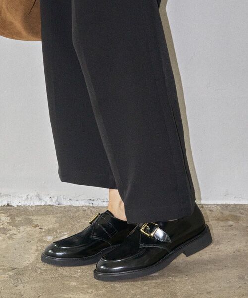 INTER-CHAUSSURES / インター ショシュール ビジネス・ドレスシューズ | 【LUCA GROSSI】異素材コンビモンクストラップシューズ | 詳細11