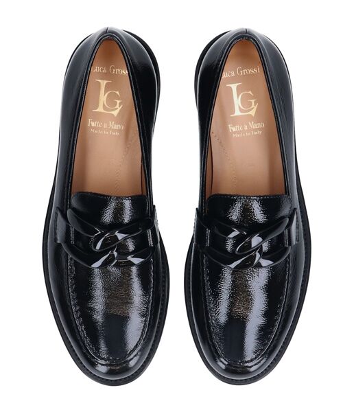 INTER-CHAUSSURES / インター ショシュール ビジネス・ドレスシューズ | 【LUCA GROSSI】ラウンドトウチェーンビットローファー | 詳細5