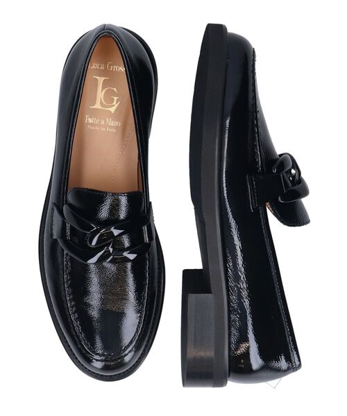 INTER-CHAUSSURES / インター ショシュール ビジネス・ドレスシューズ | 【LUCA GROSSI】ラウンドトウチェーンビットローファー | 詳細6