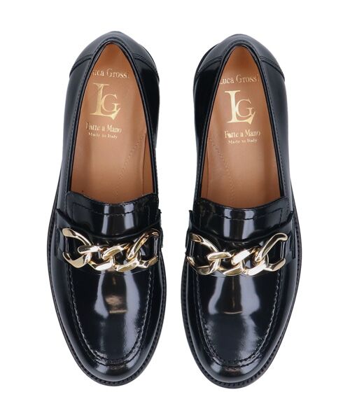 INTER-CHAUSSURES / インター ショシュール ビジネス・ドレスシューズ | 【LUCA GROSSI】ラウンドトウチェーンローファー | 詳細5