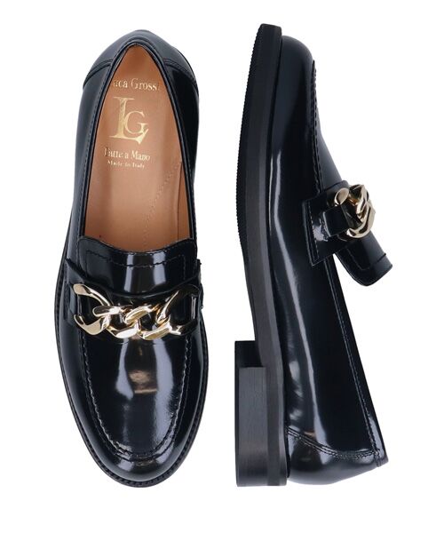 INTER-CHAUSSURES / インター ショシュール ビジネス・ドレスシューズ | 【LUCA GROSSI】ラウンドトウチェーンローファー | 詳細6