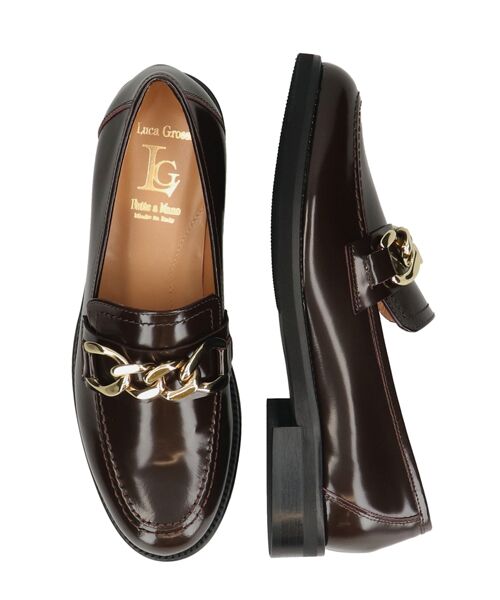 INTER-CHAUSSURES / インター ショシュール ビジネス・ドレスシューズ | 【LUCA GROSSI】ラウンドトウチェーンローファー | 詳細15