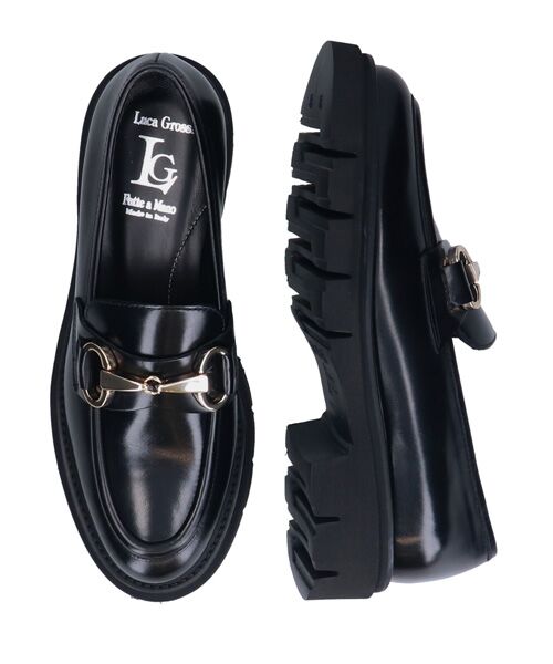 INTER-CHAUSSURES / インター ショシュール ビジネス・ドレスシューズ | 【LUCA GROSSI】タンクソールビットローファー | 詳細6