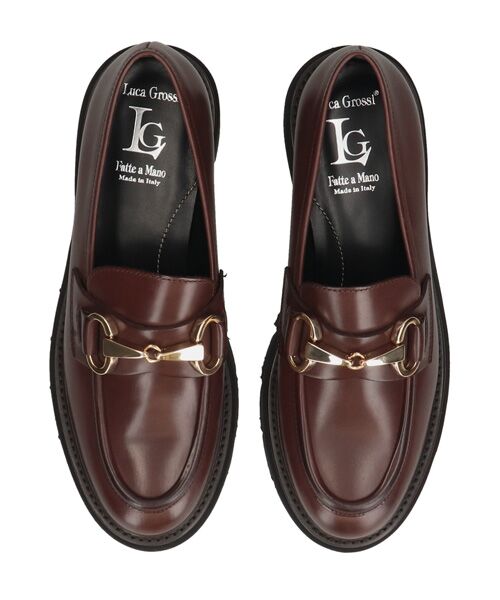 INTER-CHAUSSURES / インター ショシュール ビジネス・ドレスシューズ | 【LUCA GROSSI】タンクソールビットローファー | 詳細13