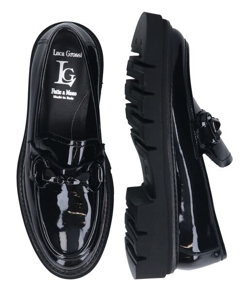 INTER-CHAUSSURES / インター ショシュール ビジネス・ドレスシューズ | 【LUCA GROSSI】タンクソールビットローファー | 詳細6