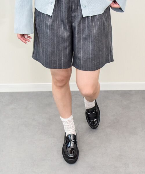 INTER-CHAUSSURES / インター ショシュール ビジネス・ドレスシューズ | 【LUCA GROSSI】タンクソールビットローファー | 詳細8