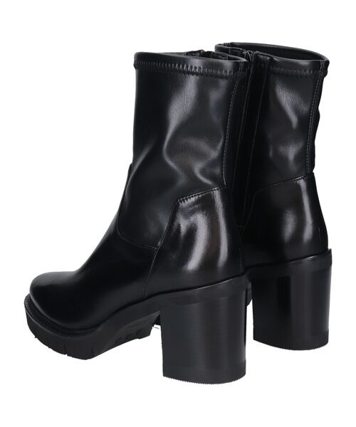 INTER-CHAUSSURES / インター ショシュール ブーツ（ショート丈） | 【LUCA GROSSI】チャンキーヒールストレッチショートブーツ | 詳細3