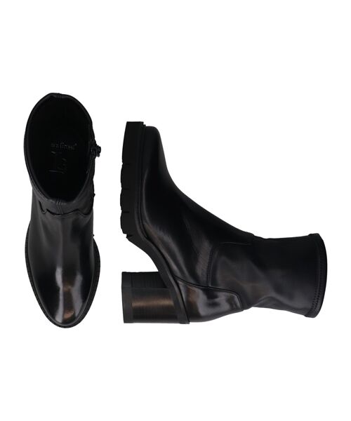 INTER-CHAUSSURES / インター ショシュール ブーツ（ショート丈） | 【LUCA GROSSI】チャンキーヒールストレッチショートブーツ | 詳細8