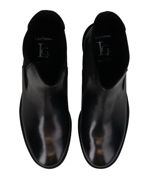 INTER-CHAUSSURES / インター ショシュール ブーツ（ショート丈） | 【LUCA GROSSI】ラウンドトウミドルヒールサイドゴアブーツ | 詳細5