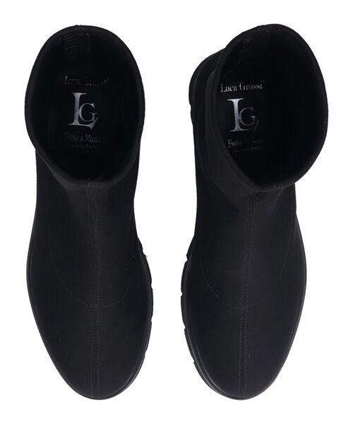 INTER-CHAUSSURES / インター ショシュール ブーツ（ショート丈） | 【LUCA GROSSI】ラウンドトウ厚底ストレッチブーツ | 詳細5