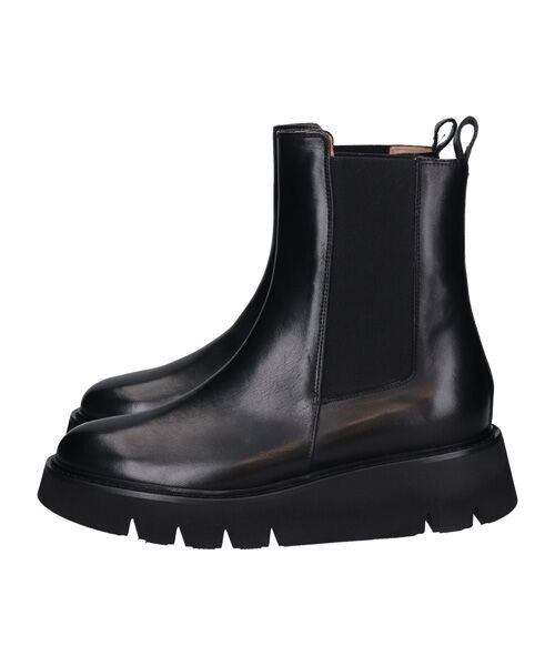 INTER-CHAUSSURES / インター ショシュール ブーツ（ショート丈） | 【LUCA GROSSI】ラウンドトウ厚底サイドゴアブーツ | 詳細2