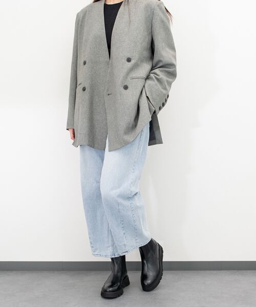 INTER-CHAUSSURES / インター ショシュール ブーツ（ショート丈） | 【LUCA GROSSI】ラウンドトウ厚底サイドゴアブーツ | 詳細9