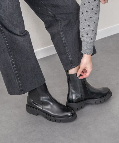 INTER-CHAUSSURES / インター ショシュール ブーツ（ショート丈） | 【LUCA GROSSI】インサイドジップサイドゴアブーツ | 詳細9