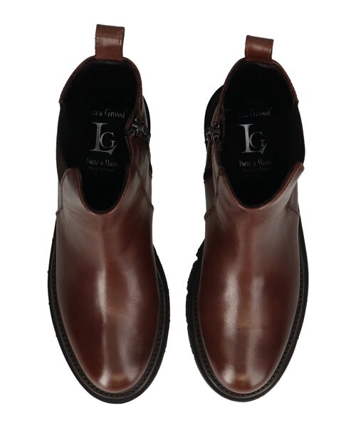 INTER-CHAUSSURES / インター ショシュール ブーツ（ショート丈） | 【LUCA GROSSI】インサイドジップサイドゴアブーツ | 詳細15