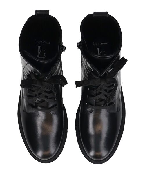 INTER-CHAUSSURES / インター ショシュール ブーツ（ショート丈） | 【LUCA GROSSI】タンクソールレースアップブーツ | 詳細5