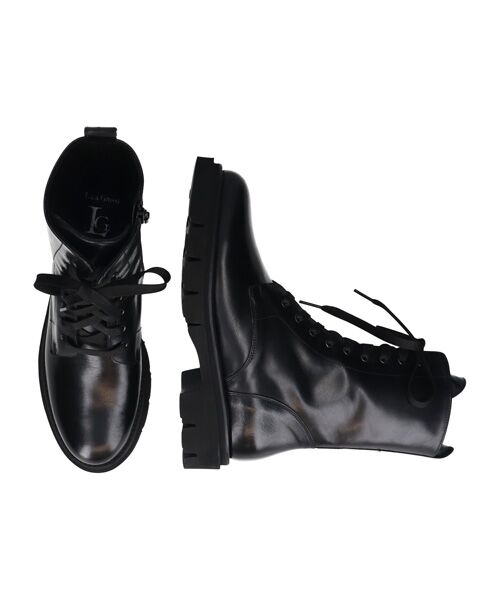 INTER-CHAUSSURES / インター ショシュール ブーツ（ショート丈） | 【LUCA GROSSI】タンクソールレースアップブーツ | 詳細8