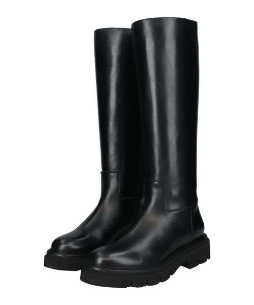 INTER-CHAUSSURES / インター ショシュール ブーツ（ロング丈） | 【LUCA GROSSI】ラウンドトウタンクソールロングブーツ | 詳細1