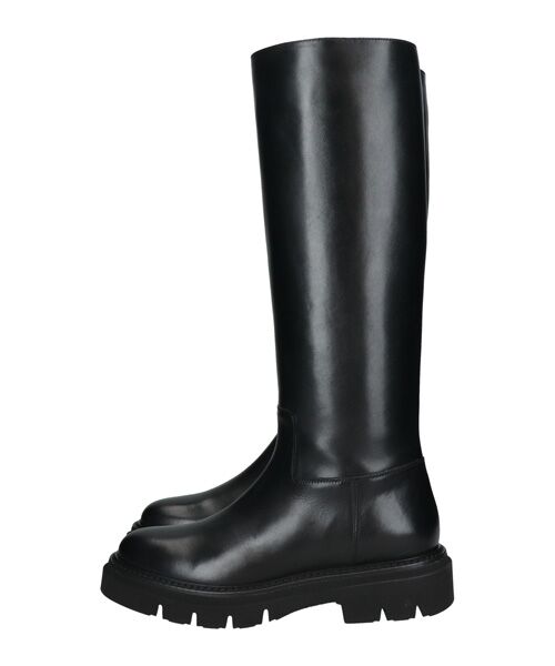 INTER-CHAUSSURES / インター ショシュール ブーツ（ロング丈） | 【LUCA GROSSI】ラウンドトウタンクソールロングブーツ | 詳細2