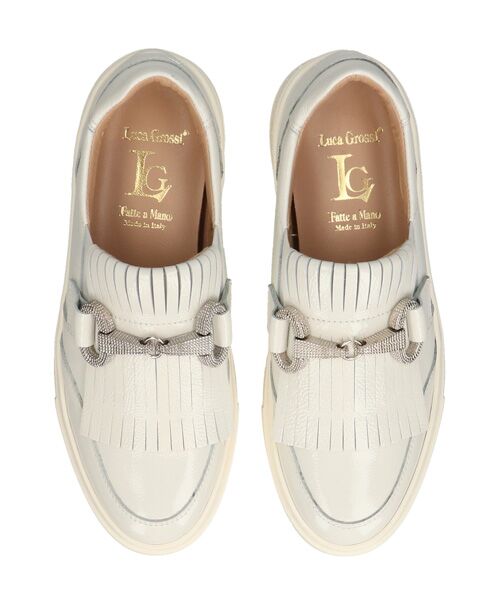 INTER-CHAUSSURES / インター ショシュール スニーカー | 【LUCA GROSSI】ビジュービットキルトスリッポンスニーカー | 詳細13